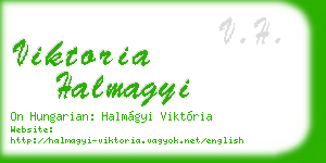 viktoria halmagyi business card